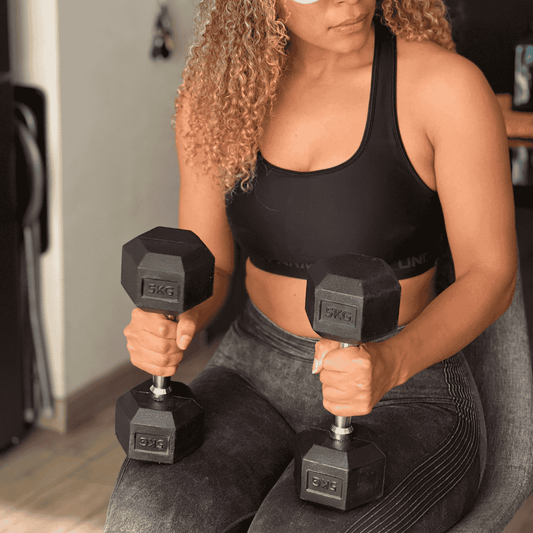 Mancuerna hexagonal 2,5 kg (par)