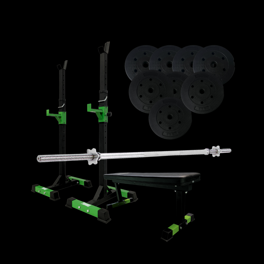 Pack Preolimpico atril 30 kg Negro