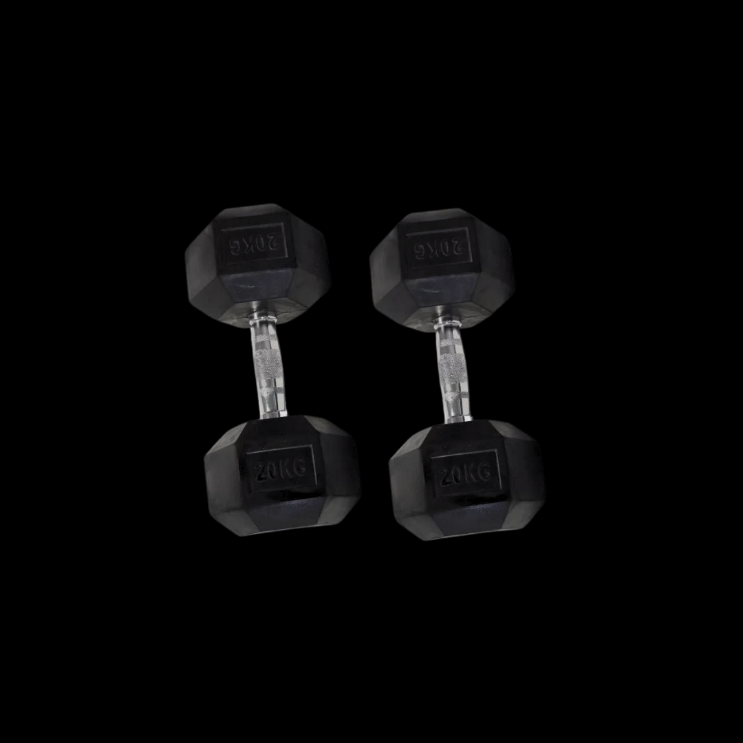 Mancuerna hexagonal 20 kg (par)
