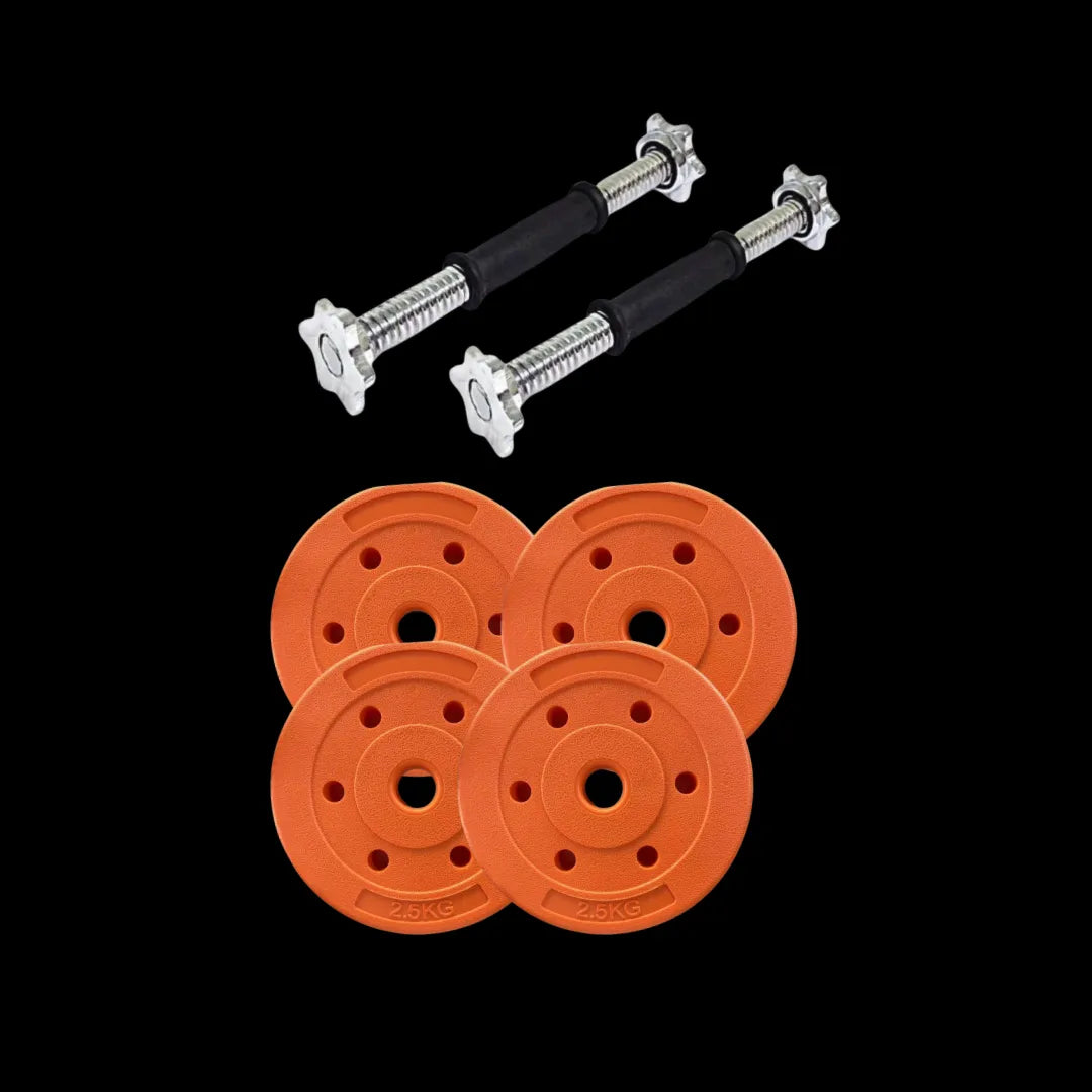 Pack mancuerna preolimpica 10 kg COLOR