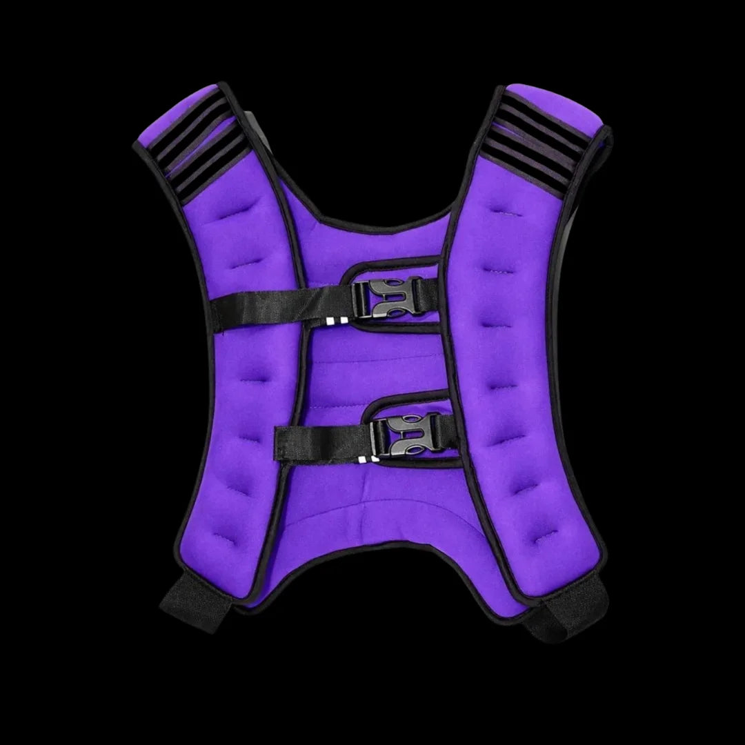 Chaleco 10 kg peso lastrado NEOPRENO MORADO