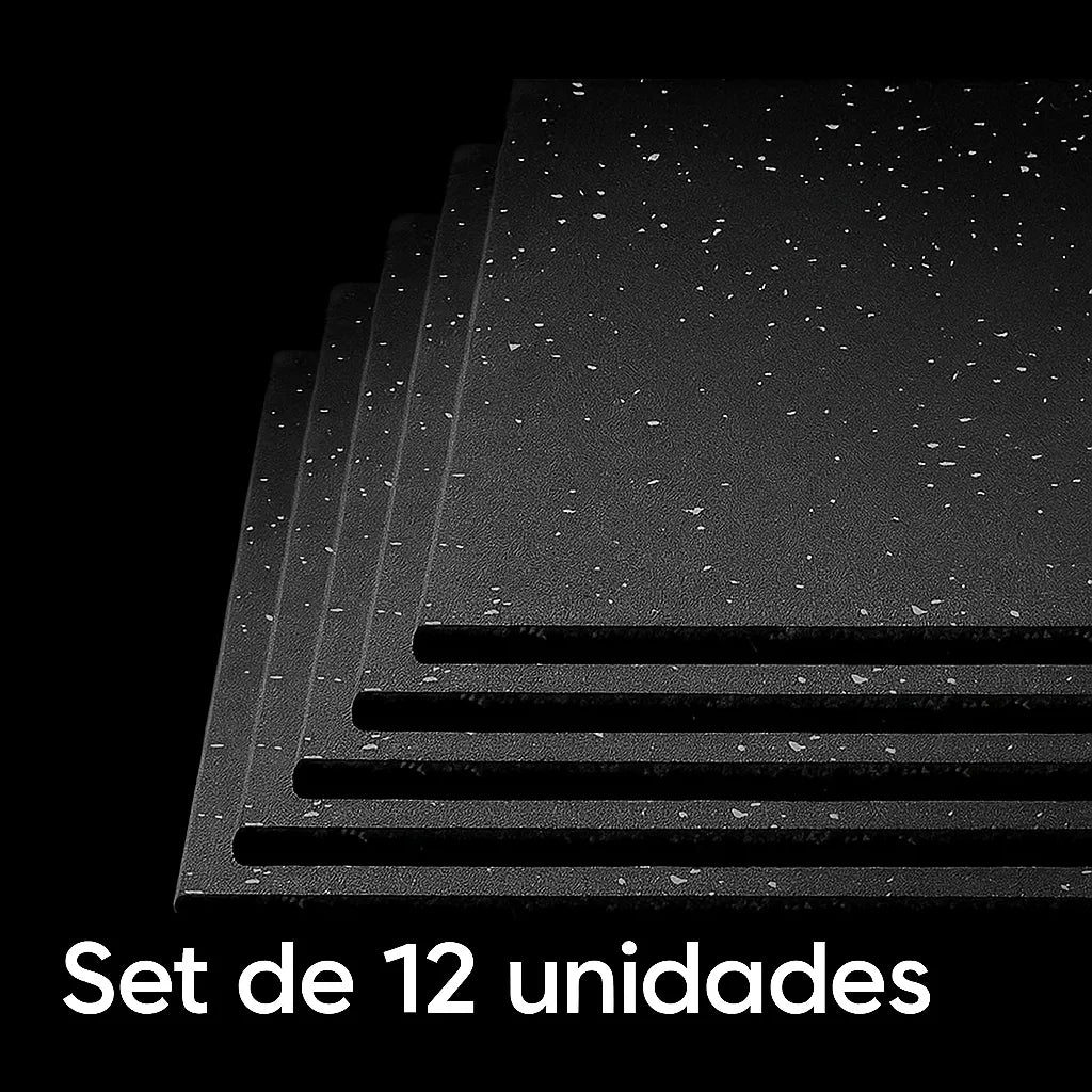 Pack Piso de caucho 1.5 cm X12 unidad