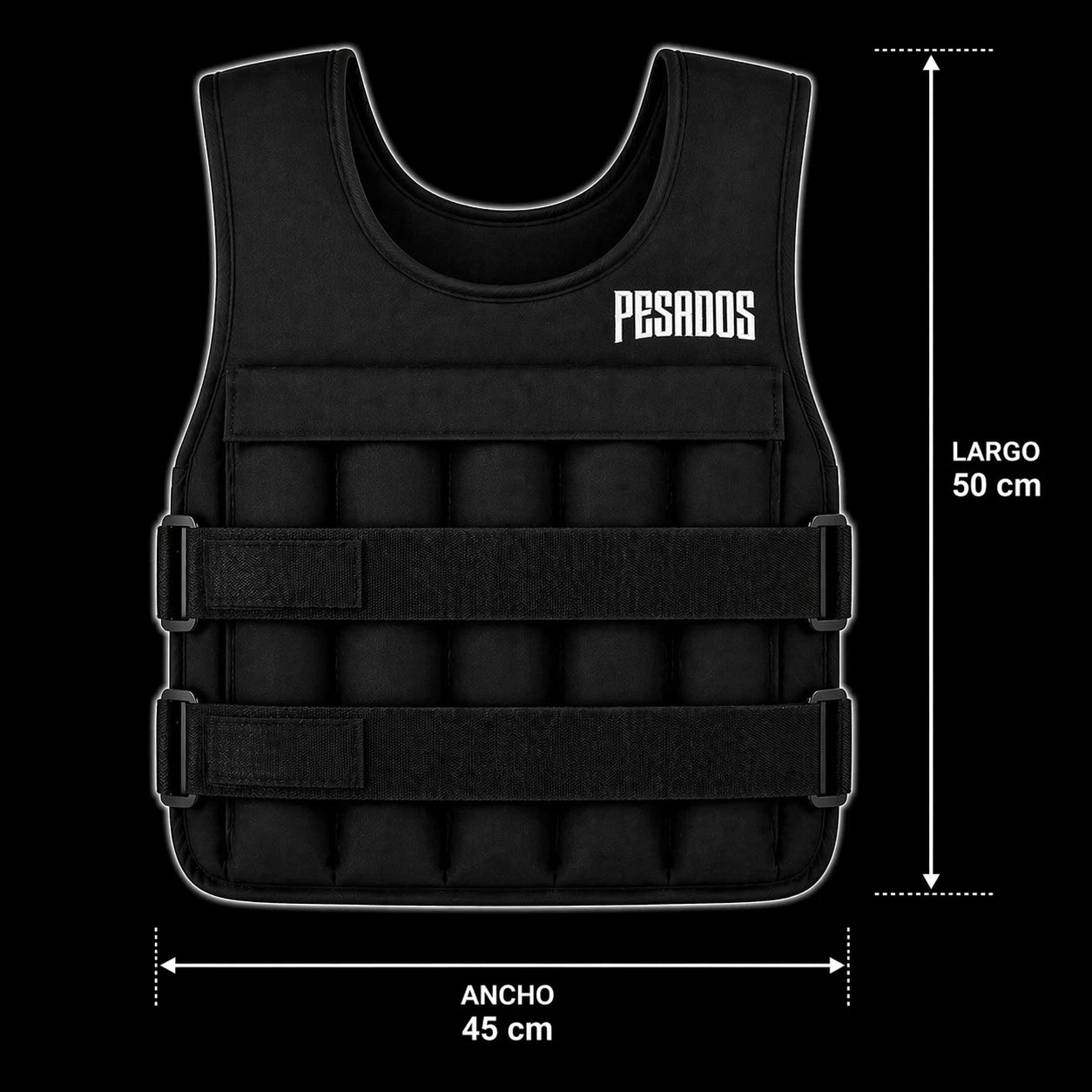 Chaleco 15 kg peso lastrado