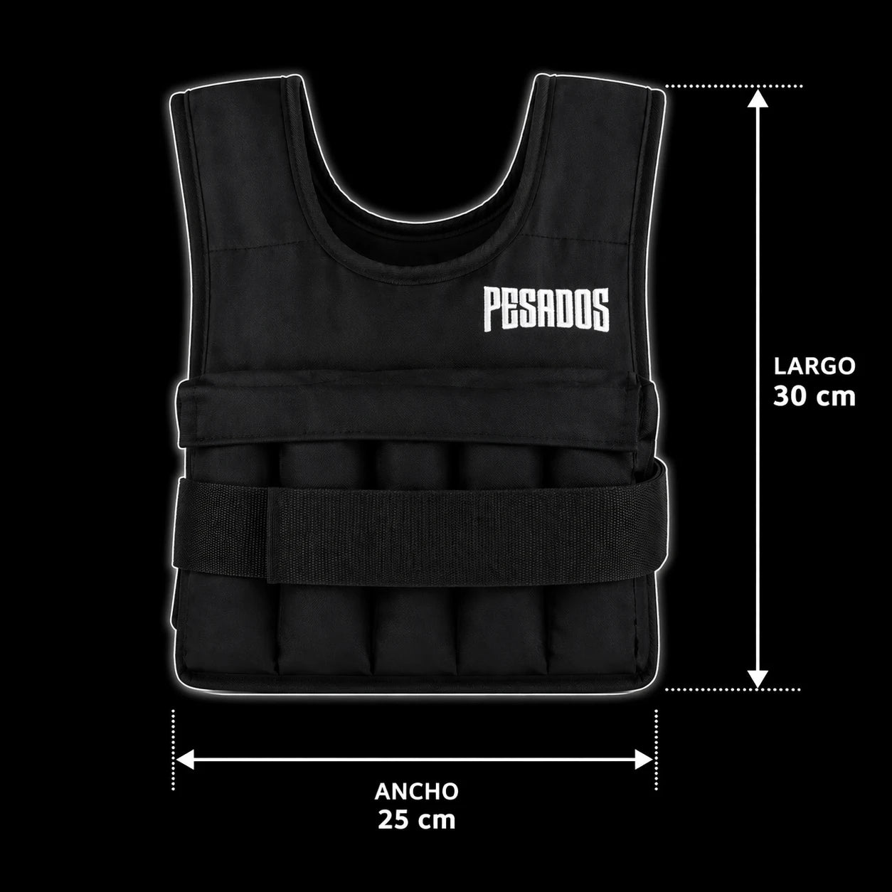 Chaleco 5 kg peso lastrado