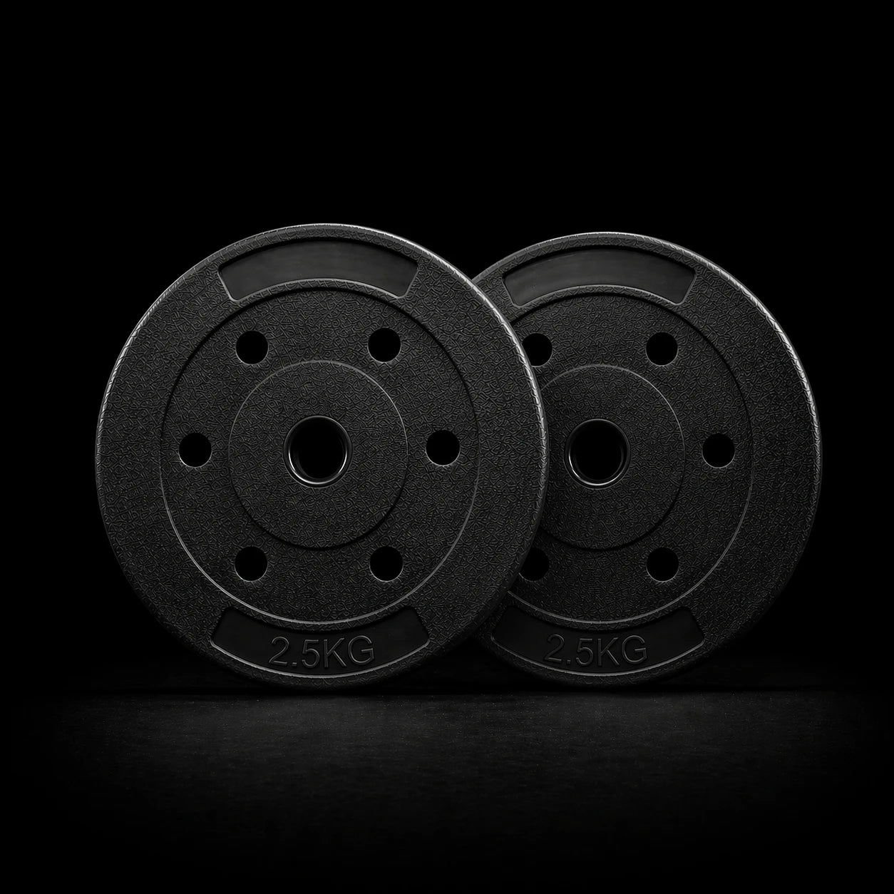 Disco 2.5 kg pvc Negro (par)