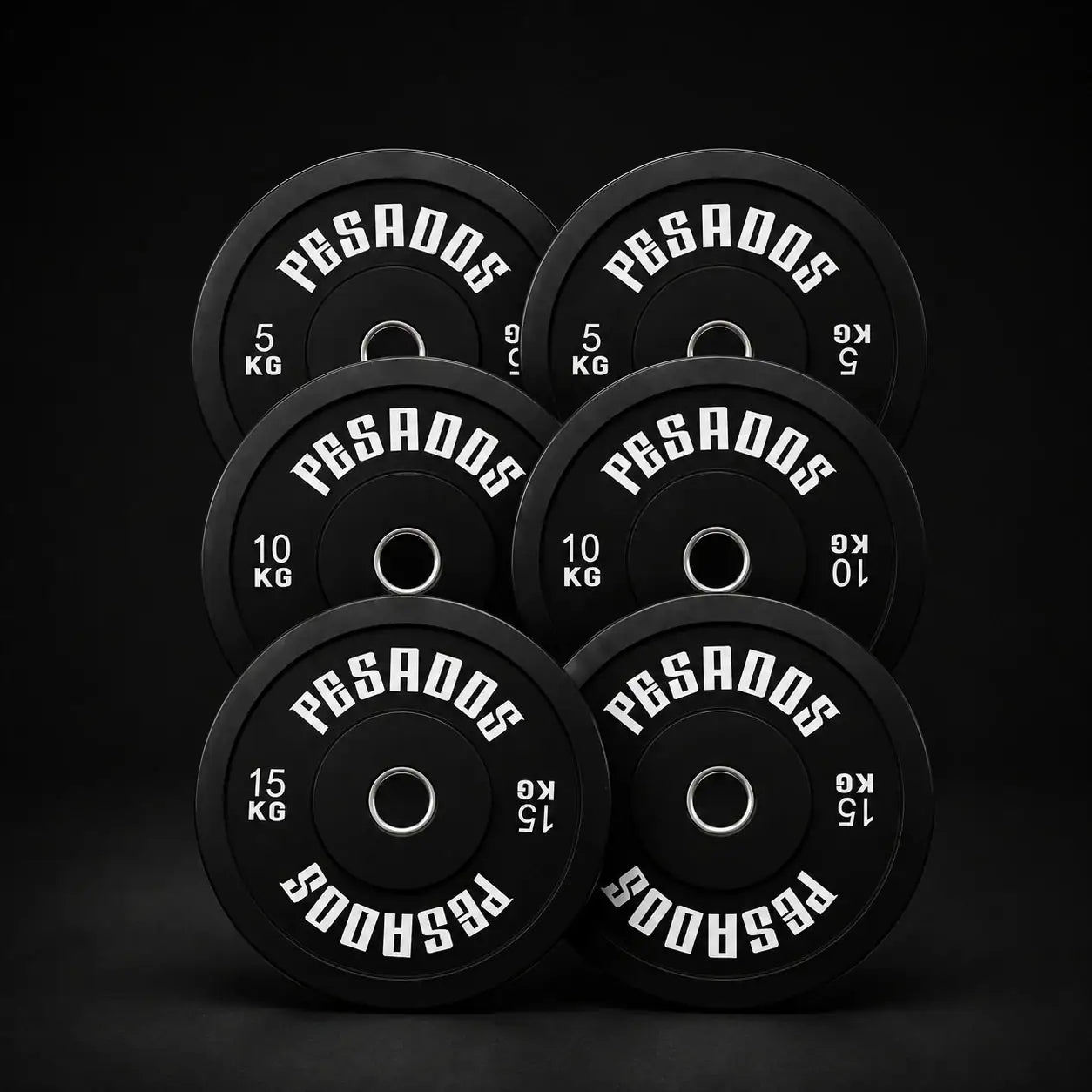 Pack Discos Olímpicos Black 60 kg Home Gym Nivel PRO