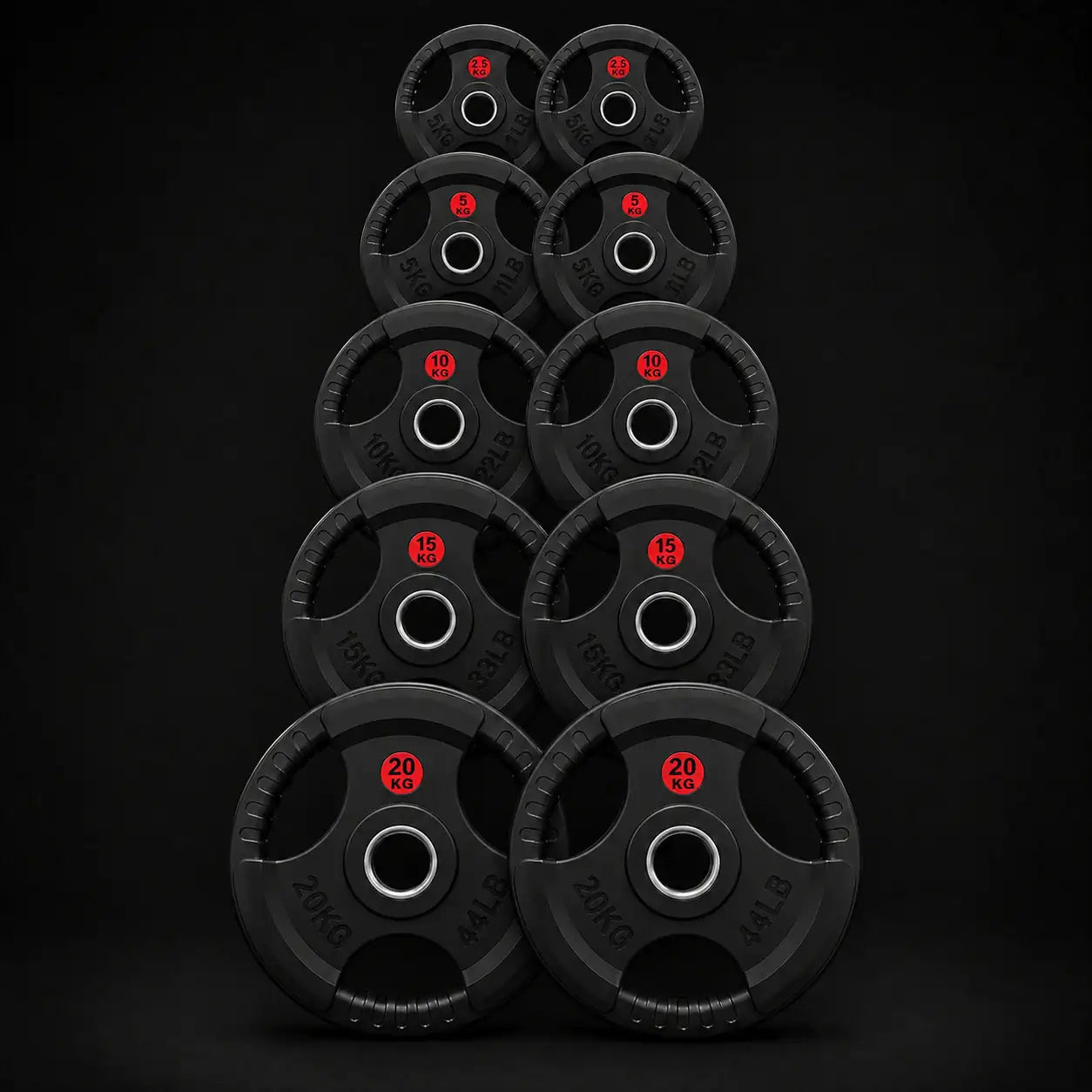 Pack Discos Olímpicos Grip 105 kg Home Gym Nivel PRO