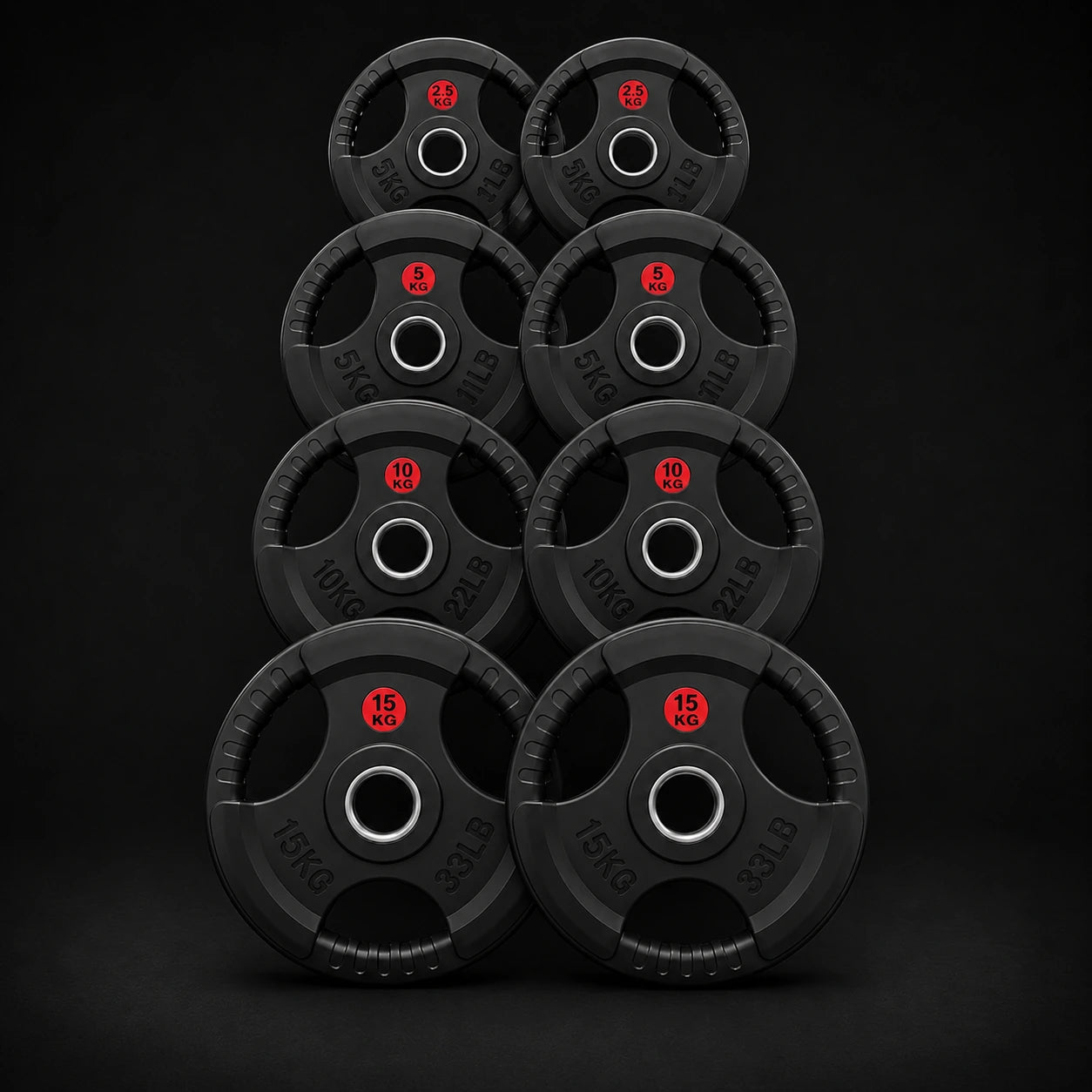 Pack Discos Olímpicos Grip 65 kg Home Gym Nivel PRO