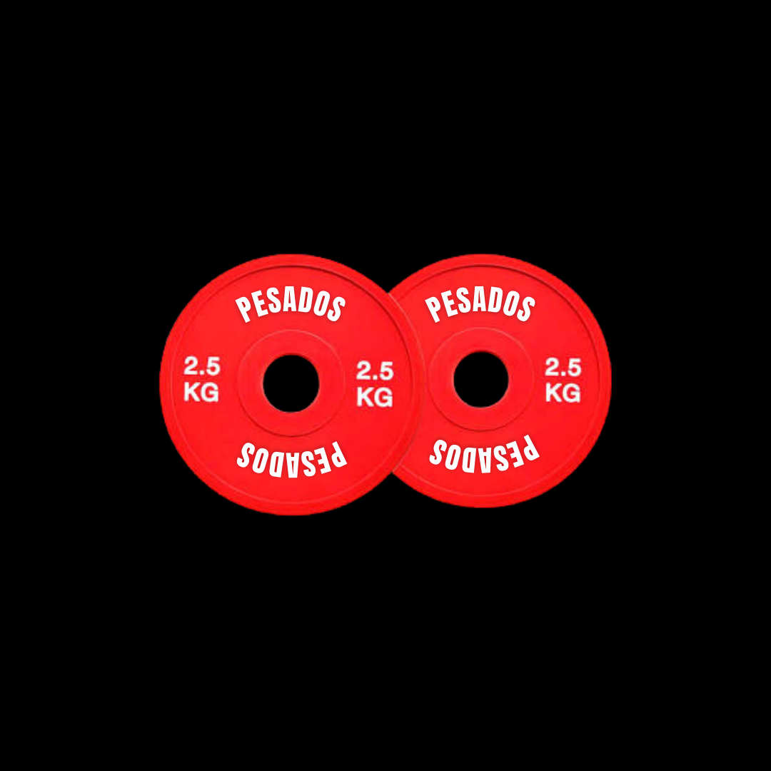 Discos Olímpicos Fraccionales 2.5 kg (Par)