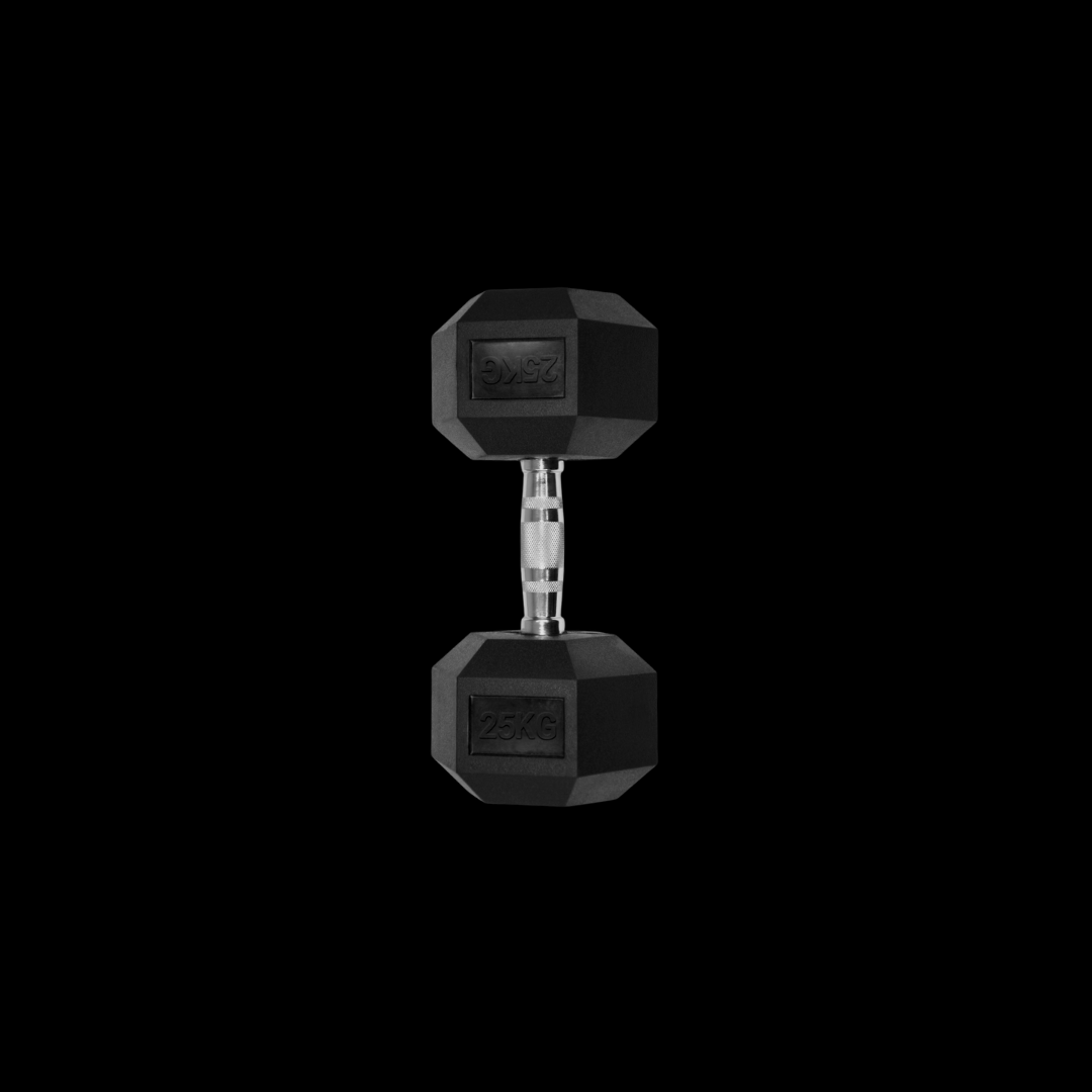 Mancuerna hexagonal 25 kg unidad