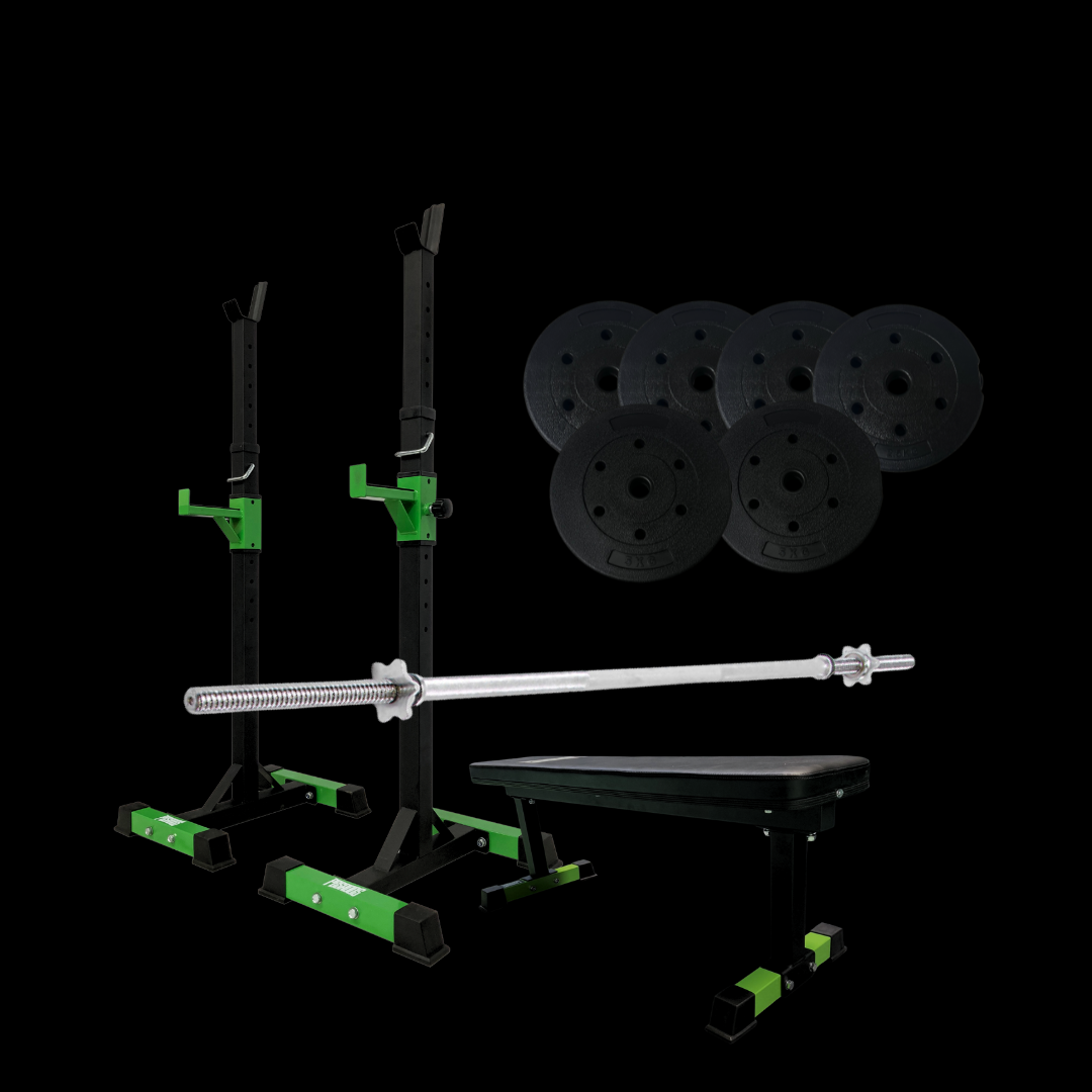 Pack Preolímpico atril 20 kg Negro