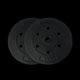 Disco 5 kg pvc Negro (par)