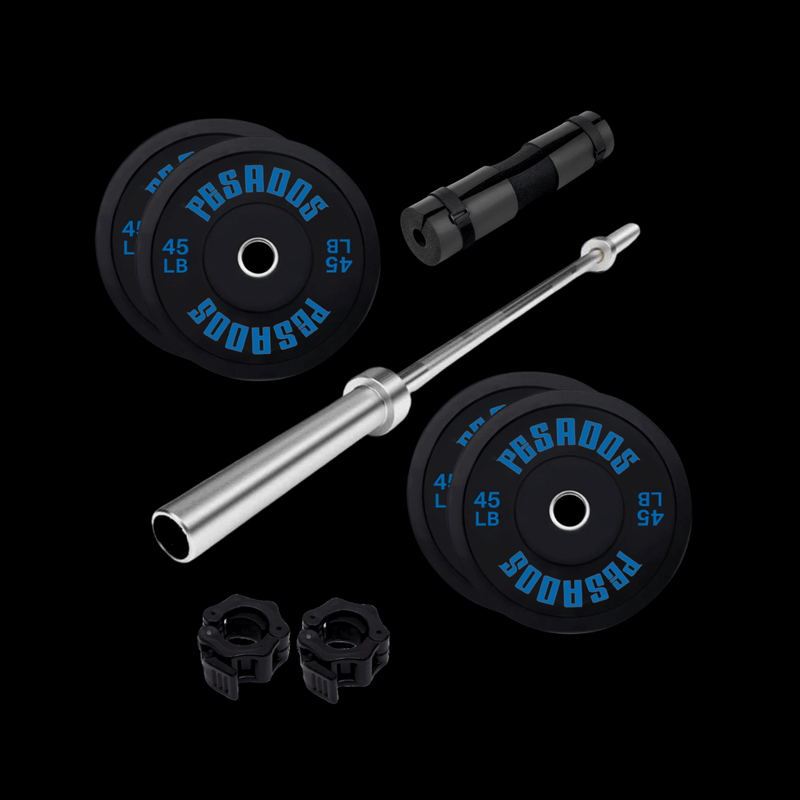 Pack Olímpico Pro 180 libras Bumper