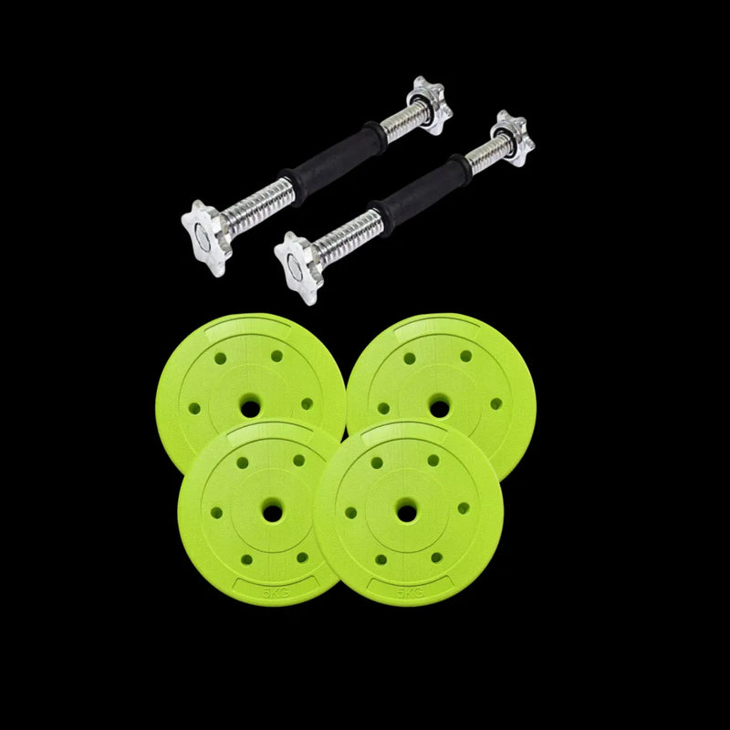 Pack mancuerna preolimpica 20 kg COLOR