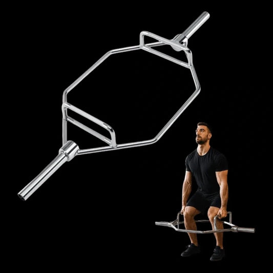Barra olímpica hexagonal