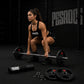 Pack Olímpico ECO 25 kg — Discos GRIP Engomados + Barra + Almohadilla
