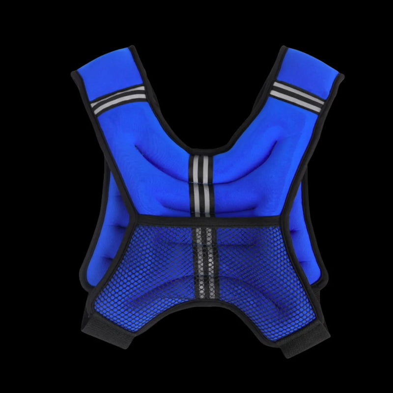 Chaleco 5 kg peso lastrado NEOPRENO AZUL