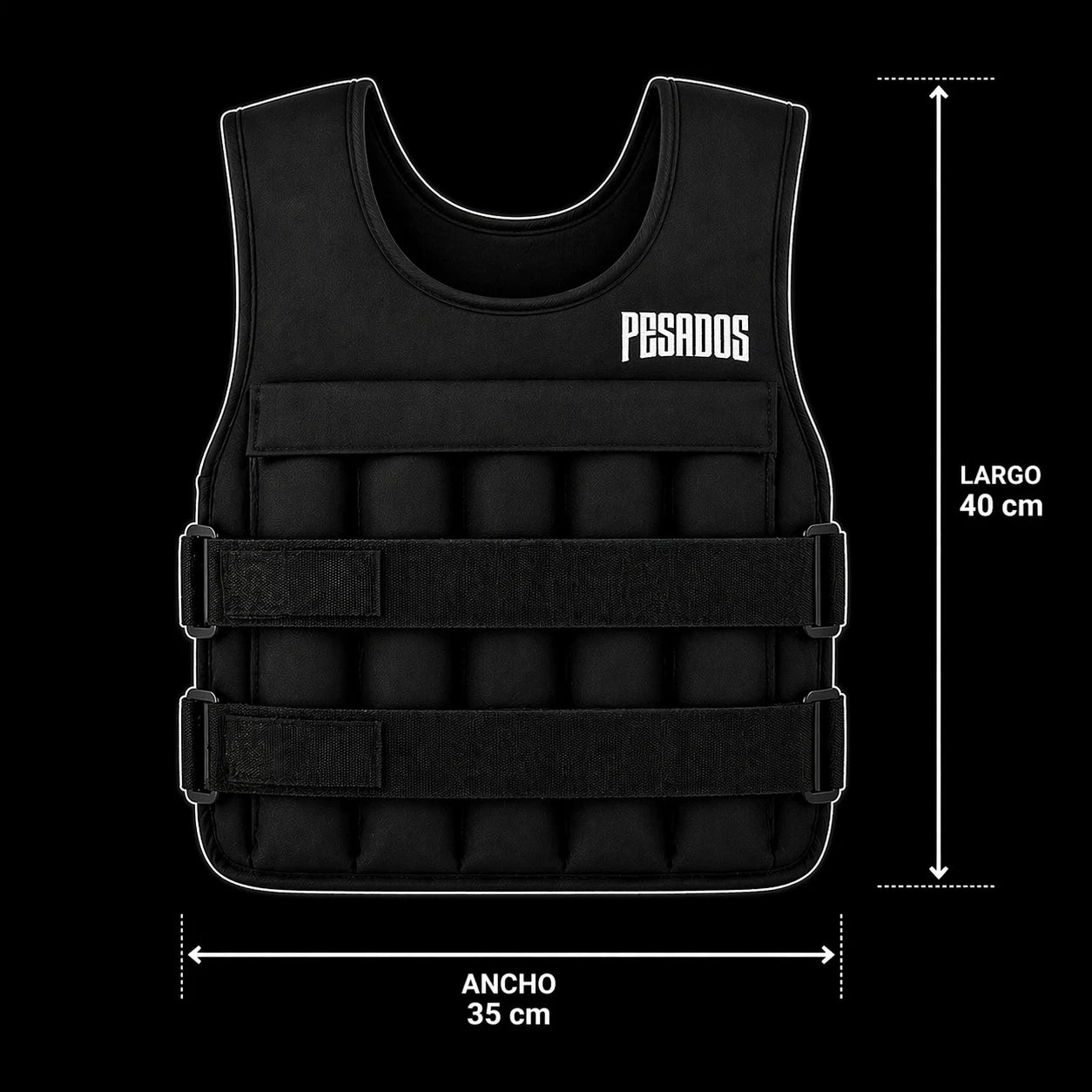 Chaleco 10 kg peso lastrado