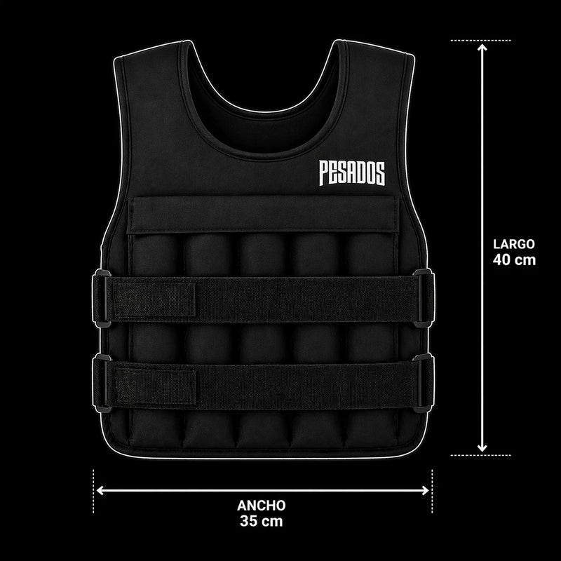 Chaleco 10 kg peso lastrado