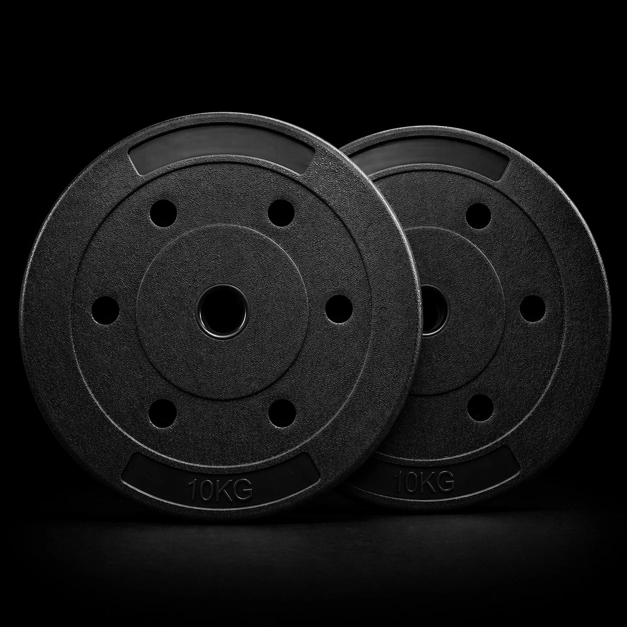 Disco 10 kg pvc Negro (par)