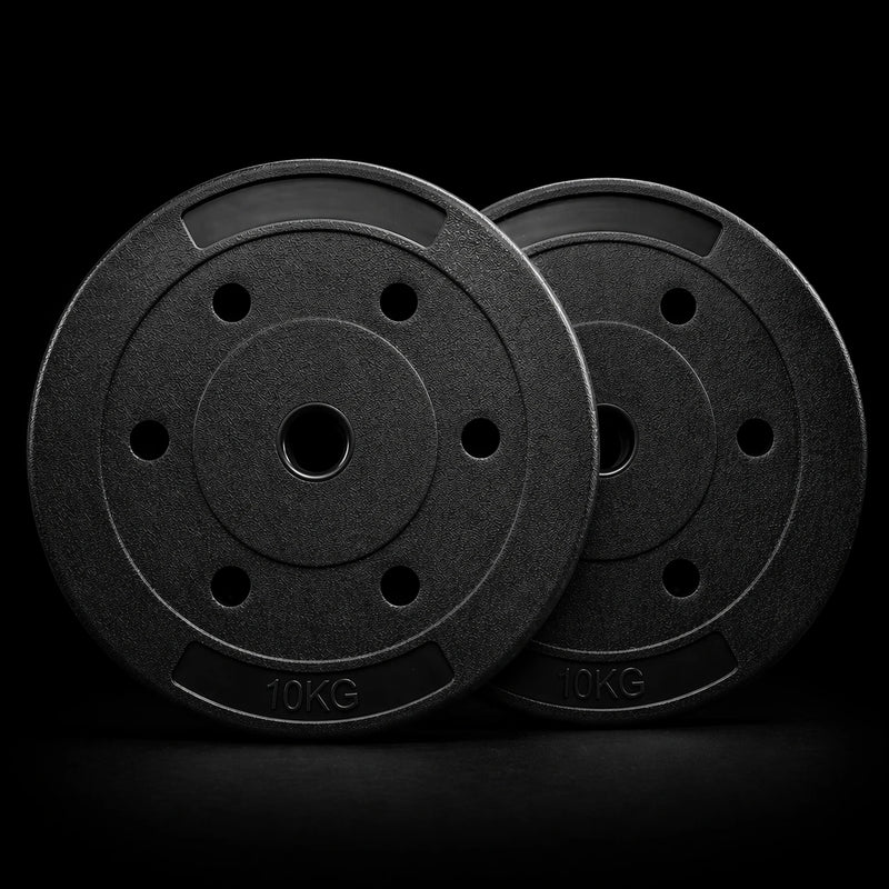 Disco 10 kg pvc Negro (par)