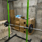 Pack Half Rack 65 kg Grip — Rack + Discos Engomados para Home Gym