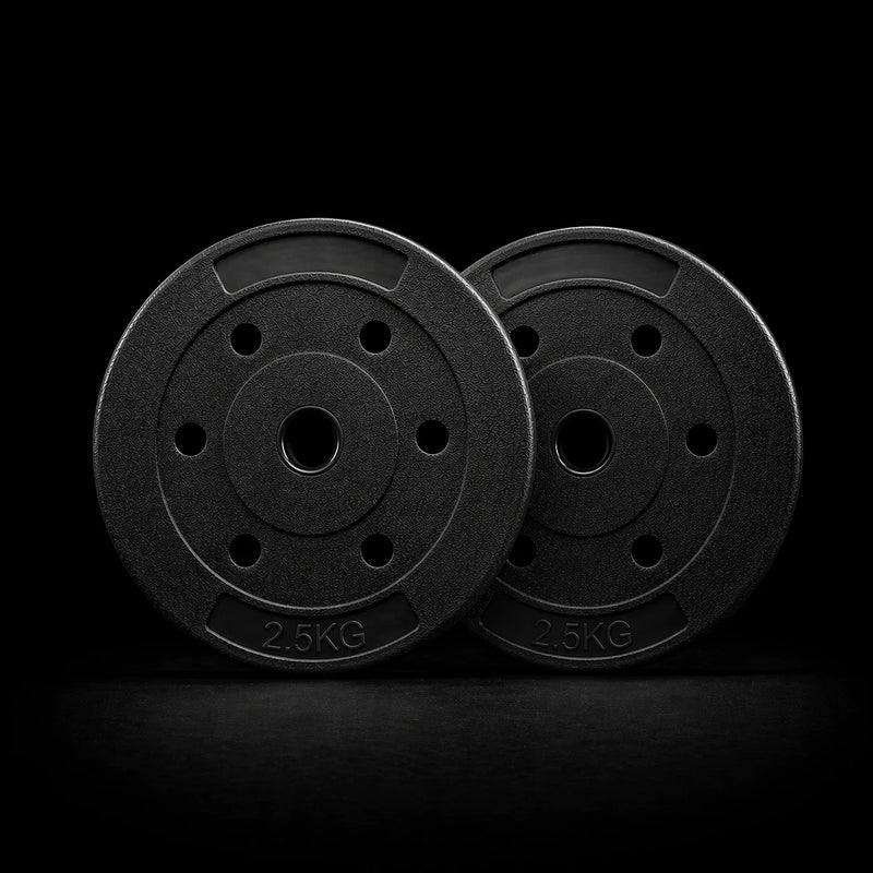 Disco 2.5 kg pvc Negro (par)