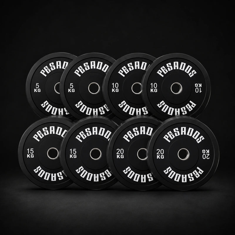Pack Discos Olímpicos Black 100 kg Home Gym Nivel PRO
