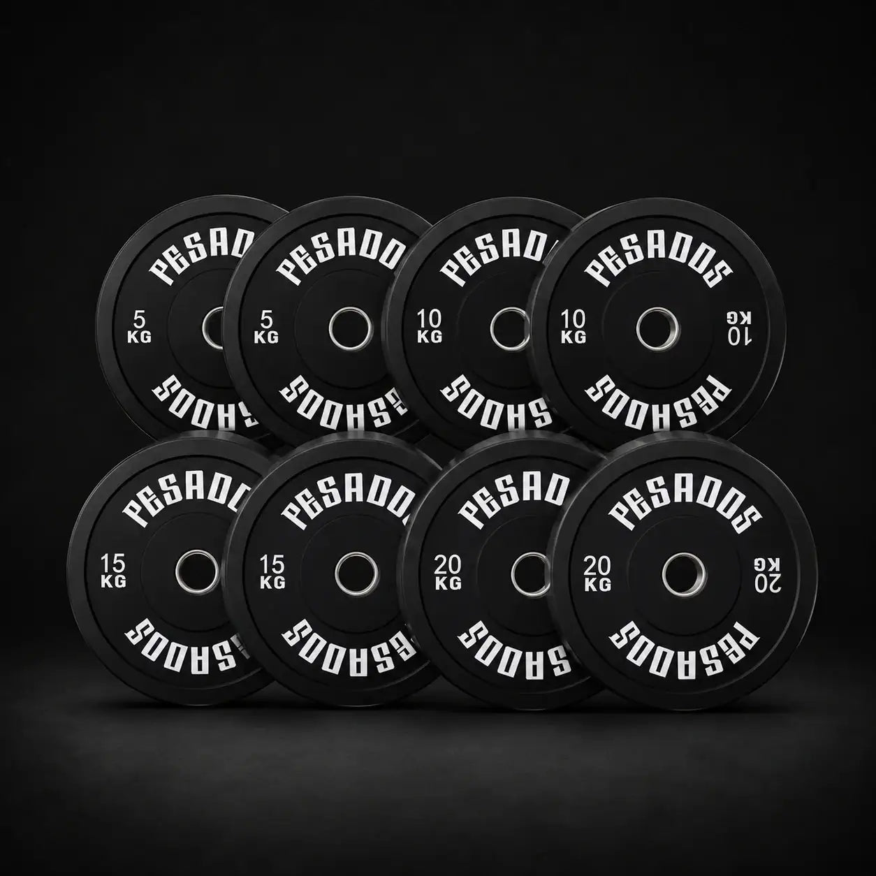 Pack Discos Olímpicos Black 100 kg Home Gym Nivel PRO