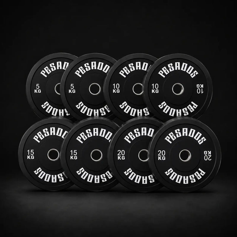 Pack Discos Olímpicos Black 100 kg — Home Gym Nivel PRO