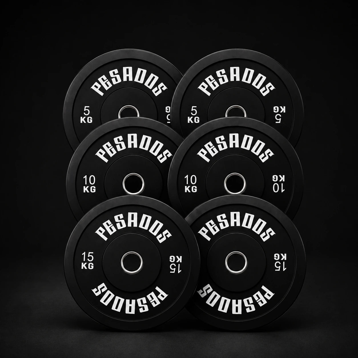 Pack Discos Olímpicos Black 60 kg Home Gym Nivel PRO