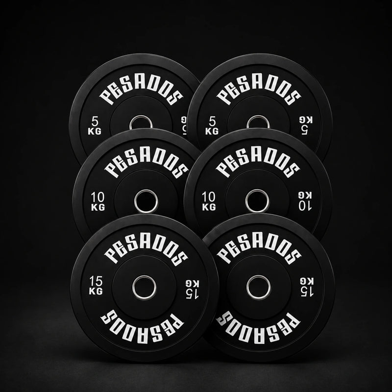 Pack Discos Olímpicos Black 60 kg Home Gym Nivel PRO