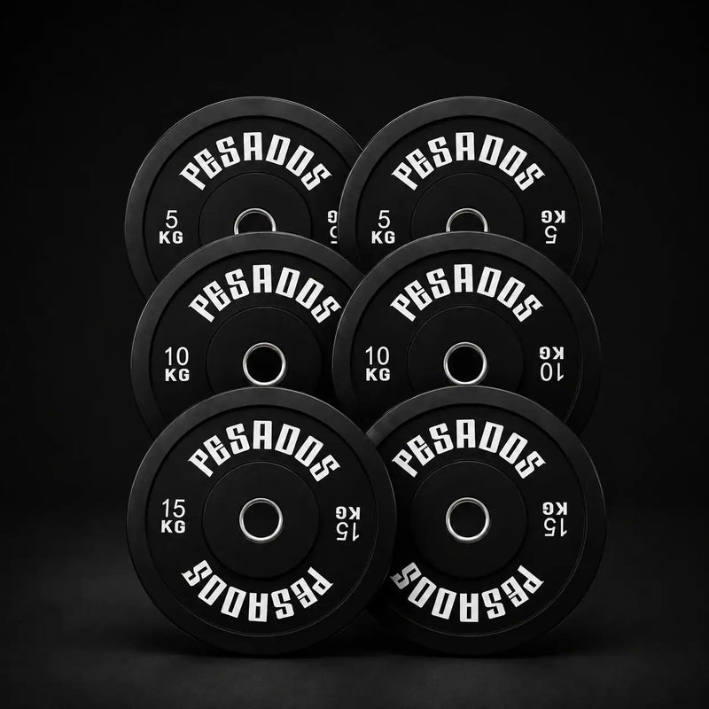 Pack Discos Olímpicos Black 60 kg — Home Gym Nivel PRO