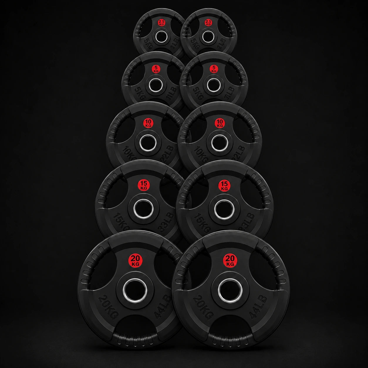 Pack Discos Olímpicos Grip 105 kg Home Gym Nivel PRO
