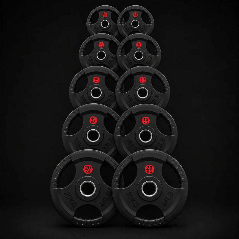Pack Discos Olímpicos Grip 105 kg — Home Gym Nivel PRO