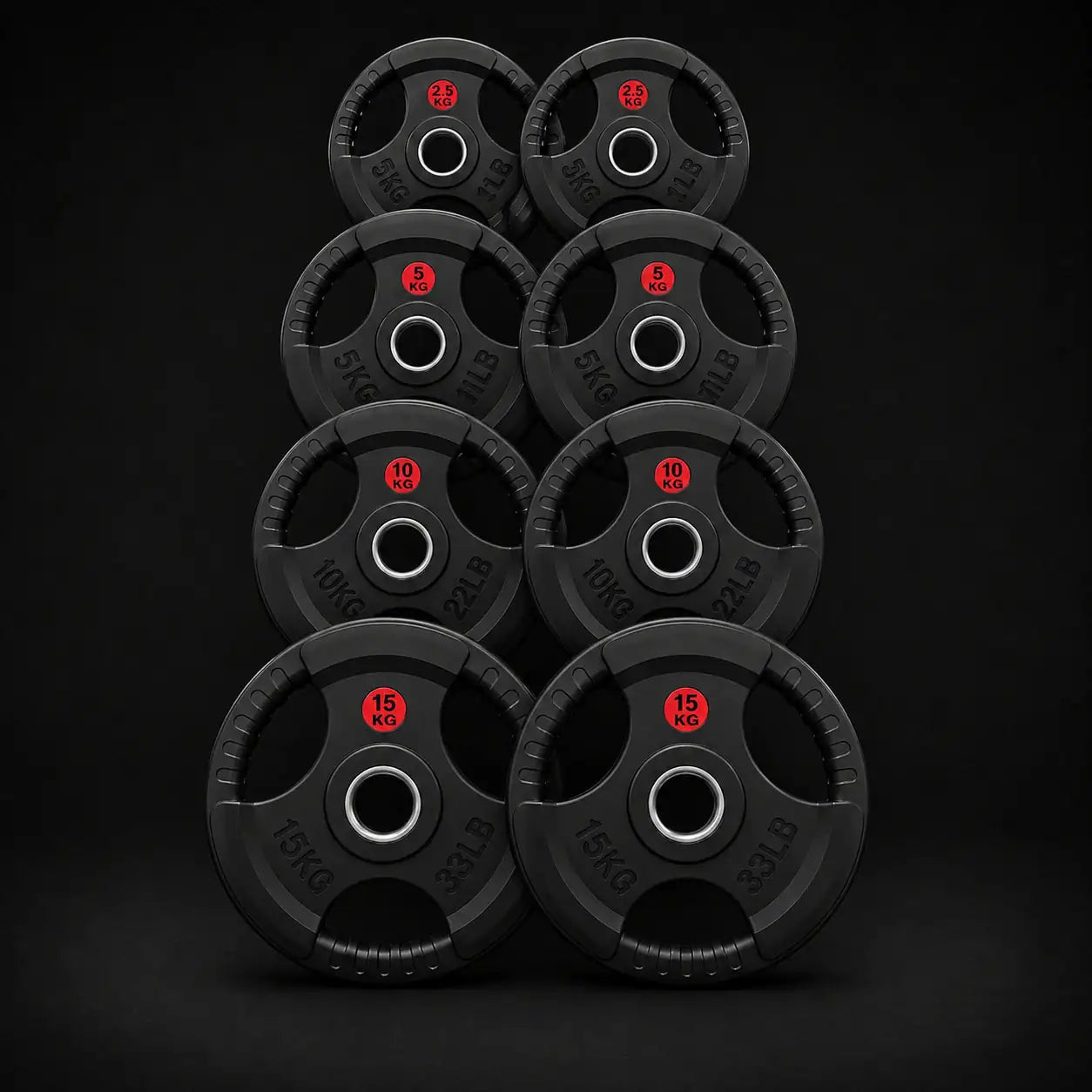 Pack Discos Olímpicos Grip 65 kg Home Gym Nivel PRO