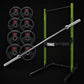 Pack Half Rack 65 kg Grip — Rack + Discos Engomados para Home Gym