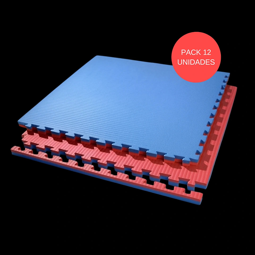 Pack 12 unidad goma Eva Color Tatami 2.5 DUAL